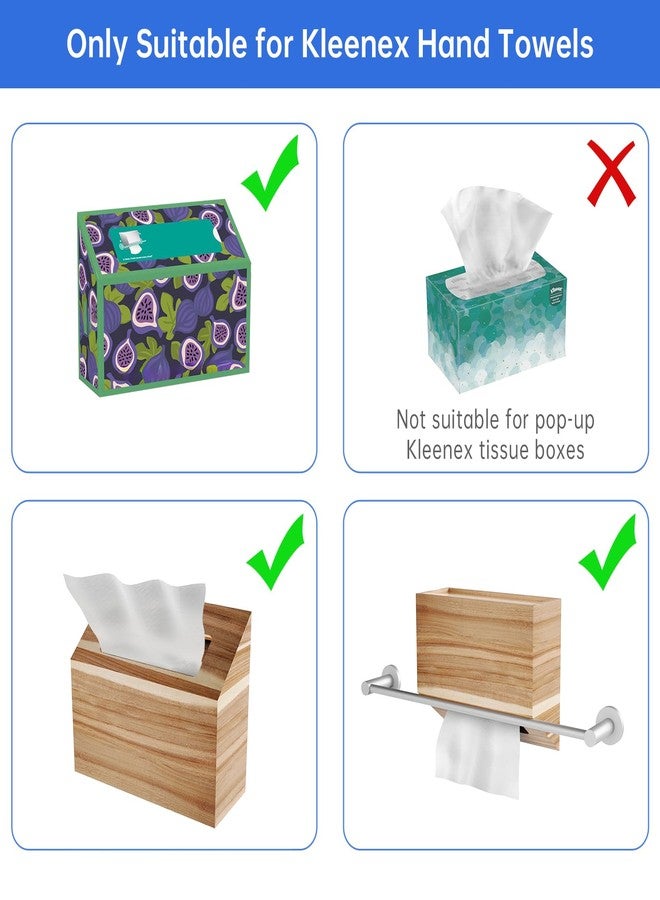 ان اي هوم غطاء علبة مناديل من خشب الأكاسيا من NiHome لمناديل كلينكس، تصميم سهل التعبئة بسحب من الأسفل، حامل مناديل مزدوج الوظائف، يمكن وضعه بشكل عمودي أو مقلوب، مع سطح مانع للانزلاق وتخزين آمن للحمام والمطبخ وغرفة النوم - Image 2