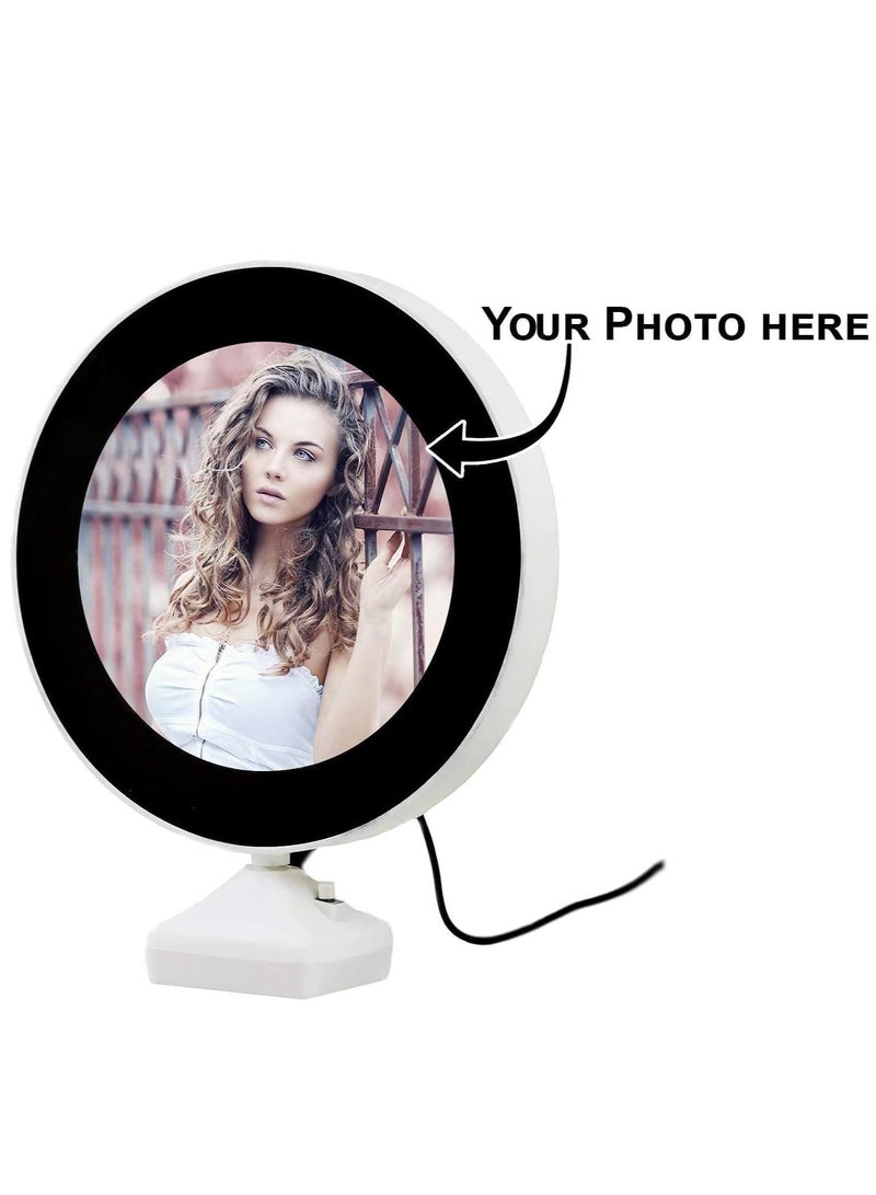 مرآة سحرية مضيئة بإطار LED لإضافة لمسة عصرية لديكور منزلك بتصميم دائري - Image 1