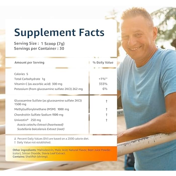 Univera RegeniCARE Canister, Glucosamine, Chondroitin, MSM, Univestin, Supports Joint Comfort + Mobility + Flexibility, 30-Day Supply (Mango Flavor) - Image 5