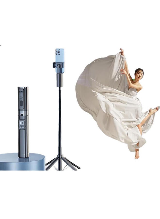 Samtogo Ai Intelligent Follow-Up Cloud Platform Selfie Stick Face Recognition Tracking 360-Degree Rotation Fully Automatic Multi-Function Telescopic Travel Anti-Shake Live Broadcasting Equipment Full - Image 1