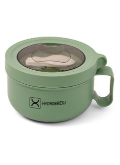 HYDROBREW HYDROBREW Lunch Box with Folding Spoon - Green  - Image 1