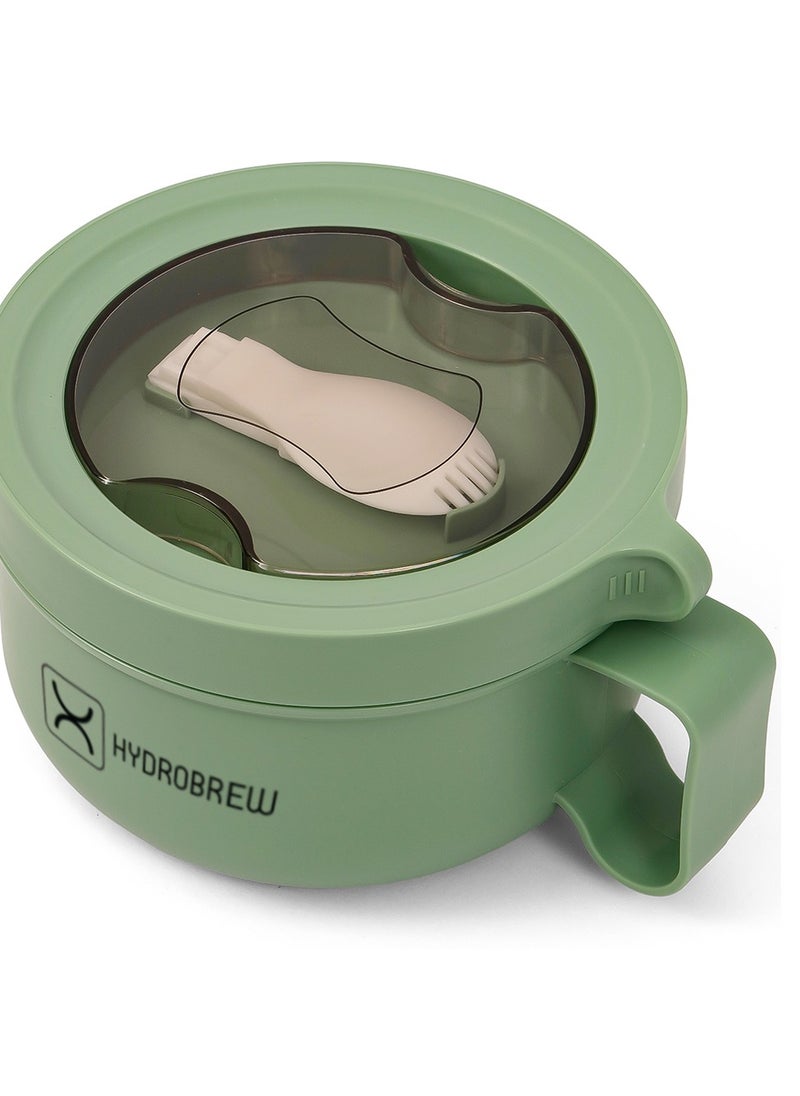 HYDROBREW - HYDROBREW Lunch Box with Folding Spoon - Green - Image 1
