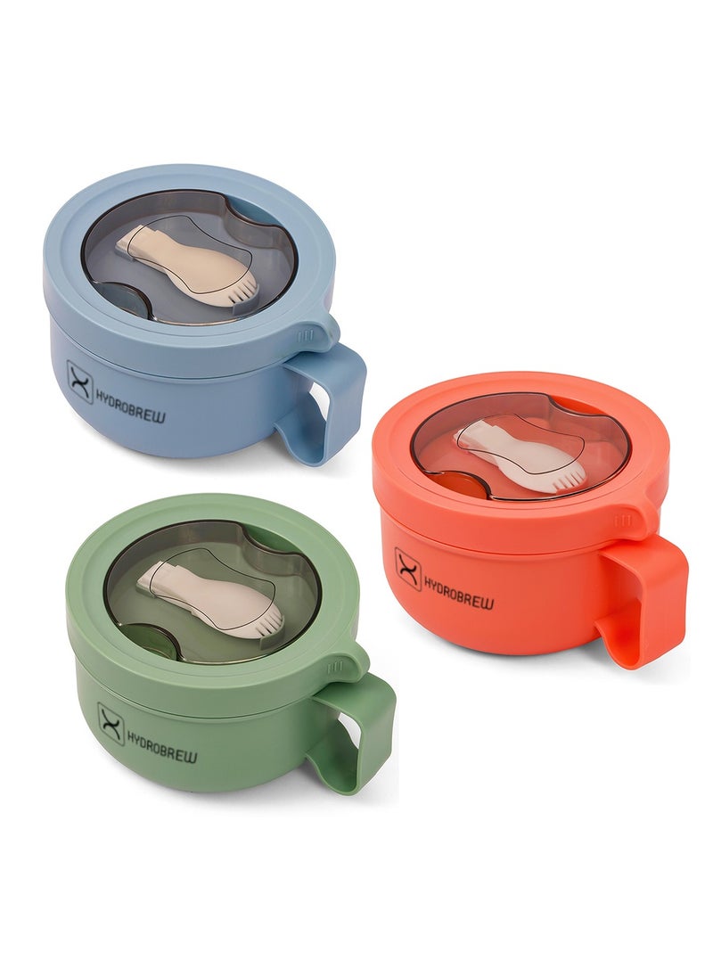 HYDROBREW - HYDROBREW Lunch Box with Folding Spoon - Green - Image 1