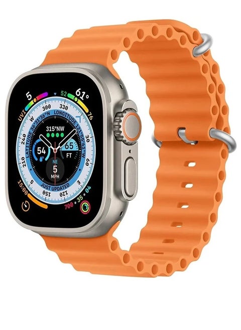 Smart watch X8+ ULTRA PLUS, eighth edition, 2.08 inch IPS screen - Bluetooth - NFC, wireless charger