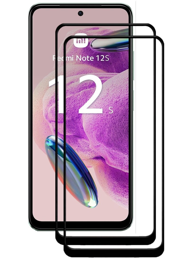 ACLIX 2 Pieces Antistatic ESD Dustproof Premium Quality High Definition Tempered Glass Screen Protector Designed For Xiaomi Redmi Note12S - Image 1