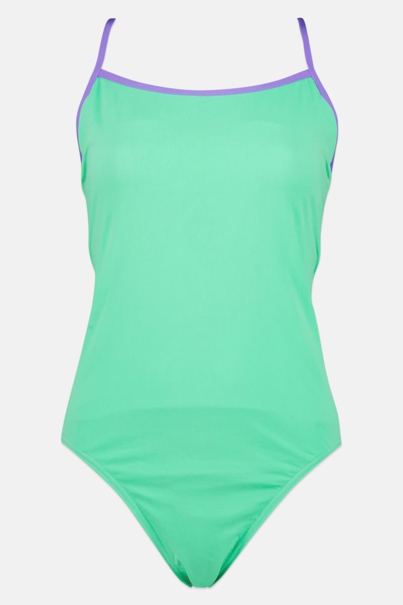 speedo Women Non Padded Solid One Piece, Multicolor - Image 1