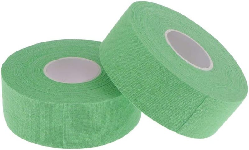 klarako 2 Rolls Cotton Cloth Antiskid Sports Tape for Hockey Baseball Bat - 1 Inch Wide, 11 Yards Long - Varies of Colors - Image 4