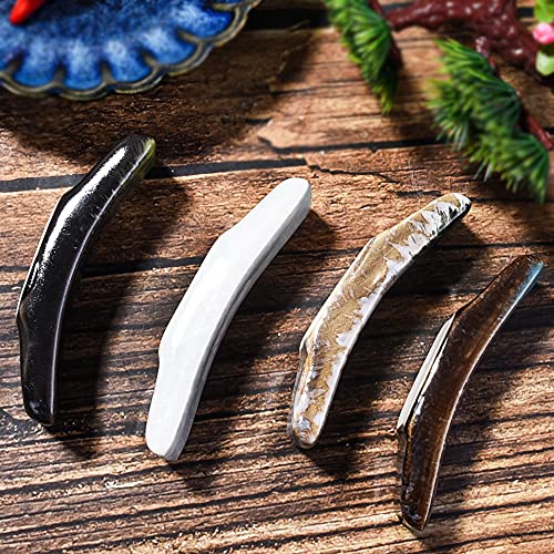 BOSILI 4 Pieces Japanese Chopstick Holders Ceramic Chopstick Rest - Image 3