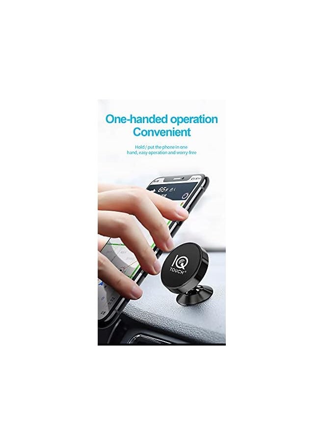 IQ TOUCH TOUCH Magnetic car holder compatible with iPhone 13 Pro/13 Pro Max/13/13 mini/iPhone 12/11/XR,Samsung Galaxy , Huawei , Oppo , Xiaomi and more  - Image 4