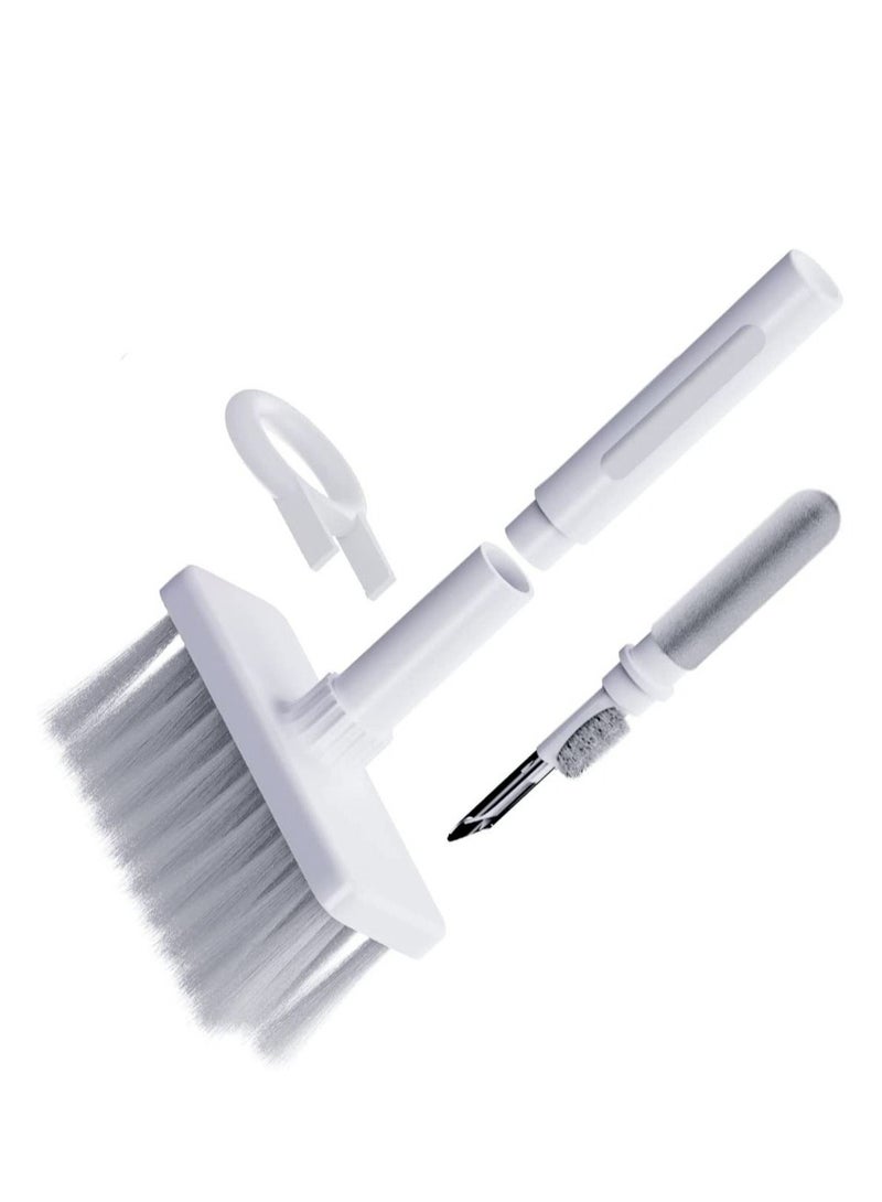 LEDIN 5 in 1 Cleaning Soft Brush Keyboard Cleaner Multi-Function Computer Cleaning Tools Kit Corner Gap Duster Keycap Puller Remover Multi Brush for PC Laptop Airpods Pro Camera Lens (Grey) - Image 5