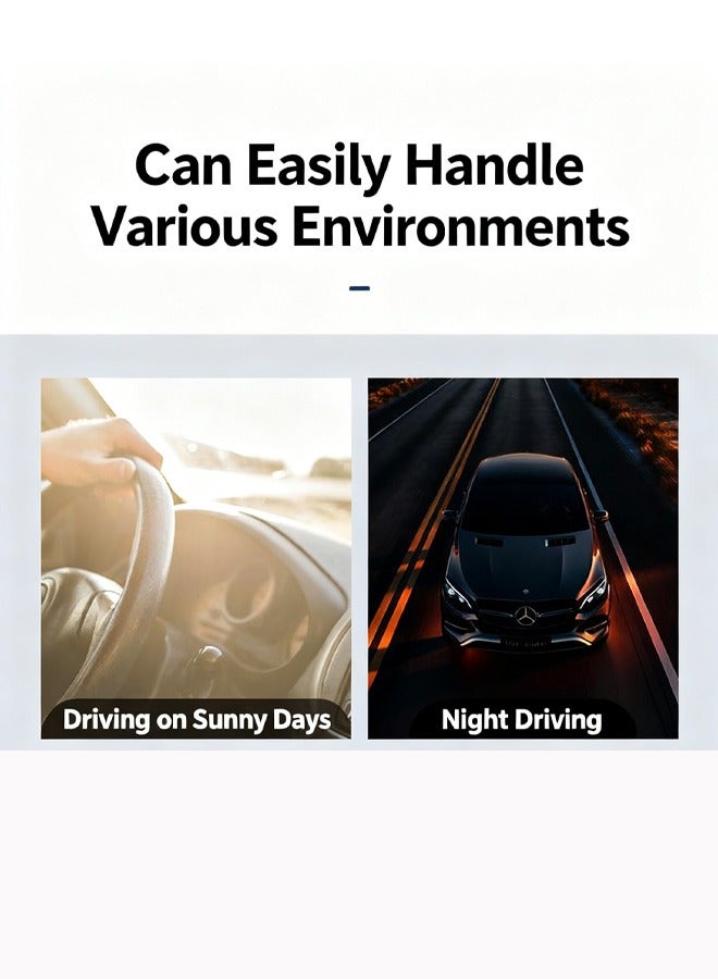 Trendy Retro Black Sunglasses for Women Men,  UV Protection Fashionable Sun Glasses - Image 4