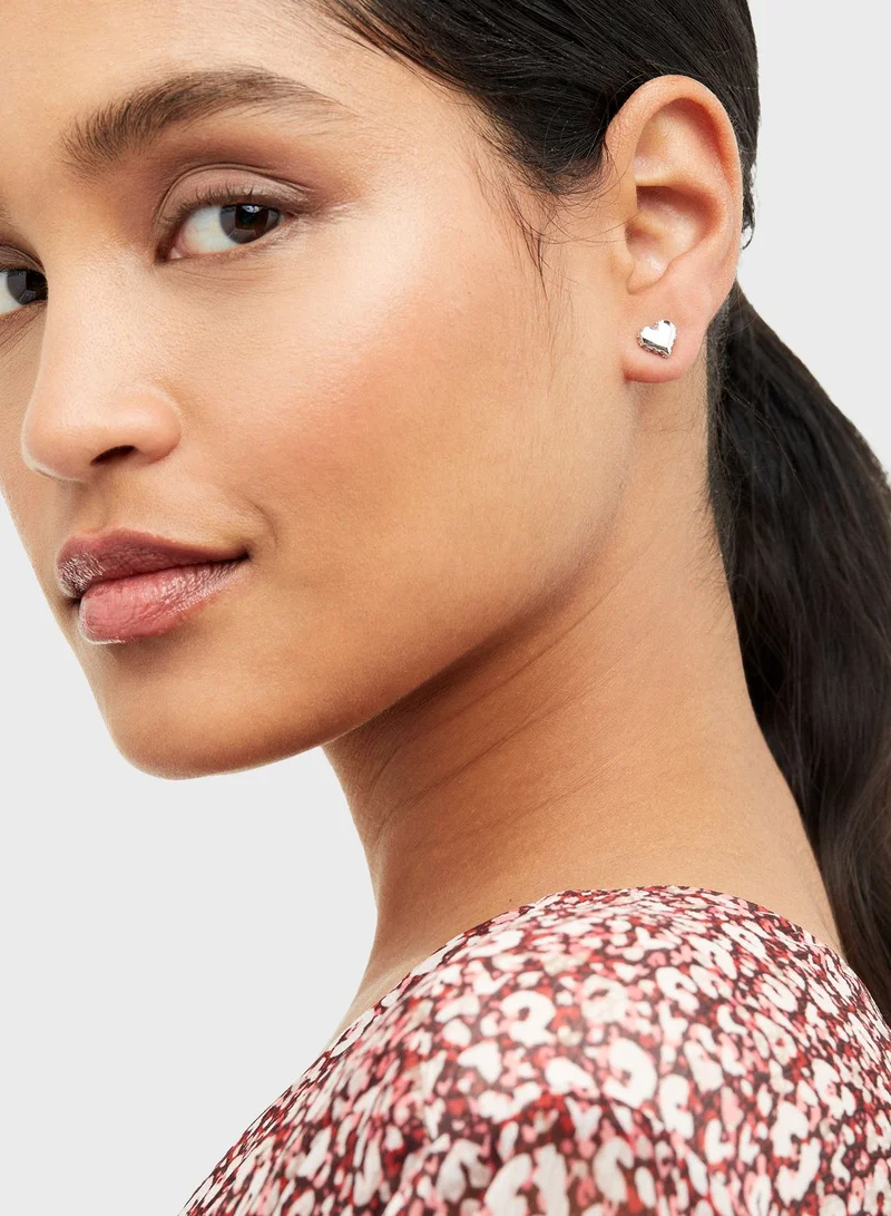 Ted Baker Sparkle Heart Stud Earrings