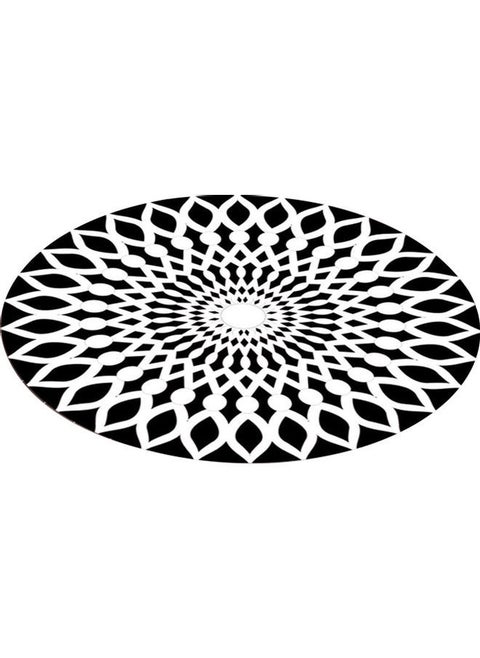 3D Space Round Carpet Multicolour 30.00 x 15.00 30.00cm