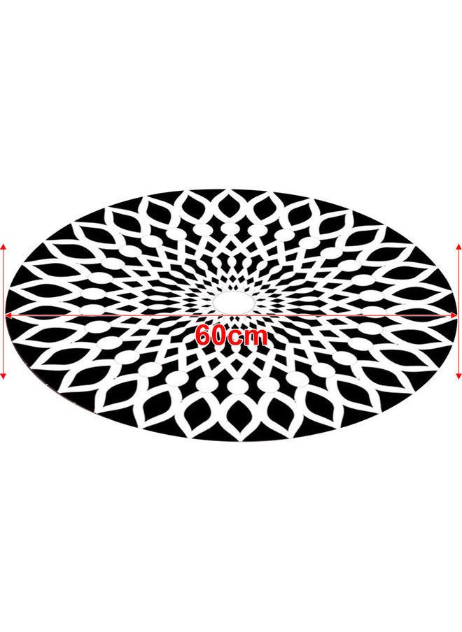 Y&D - 3D Space Round Carpet Multicolour 30.00 x 15.00 30.00cm - Image 1