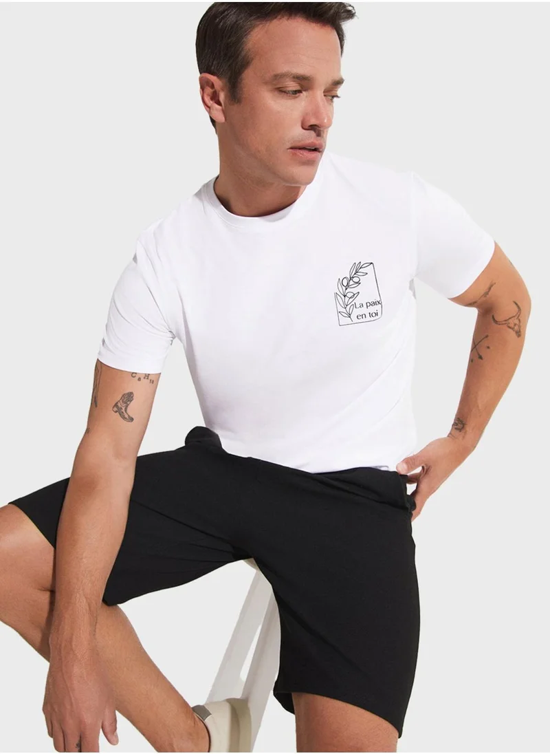 جون Essential Pique Shorts