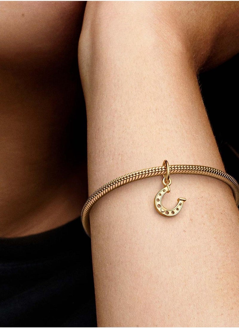 PANDORA Lucky Horseshoe Dangle Charm  - Image 4