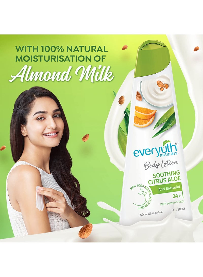 إيفريوث لوشن الجسم إيفريوث ناتشورالز المهدئ بالحمضيات والصبار 200 مل - Image 3