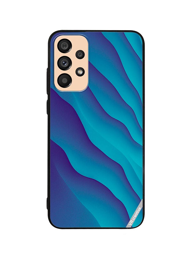 VR CREATIVE Protective Case Cover For Samsung Galaxy A53 5G Blue Abstract Design Multicolour - Image 1