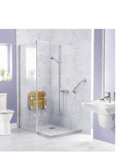 Y&D Collapsible Threshold Water Dam Self-Adhesive Shower Barrier Bathroom And Kitchen Stopper, Home Retention System, Waterproof Flow Block Seal Strip Gray 1.1M  - Image 3
