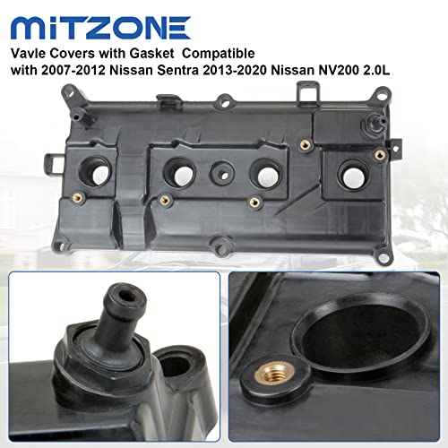 MITZONE أغطية صمامات MITZONE مع حشوة متوافقة مع نيسان سنترا 2007-2012 ونيسان NV200 2013-2020 2.0L استبدال 13264-ET00B 13264-ET000 13264-ET00A - Image 5