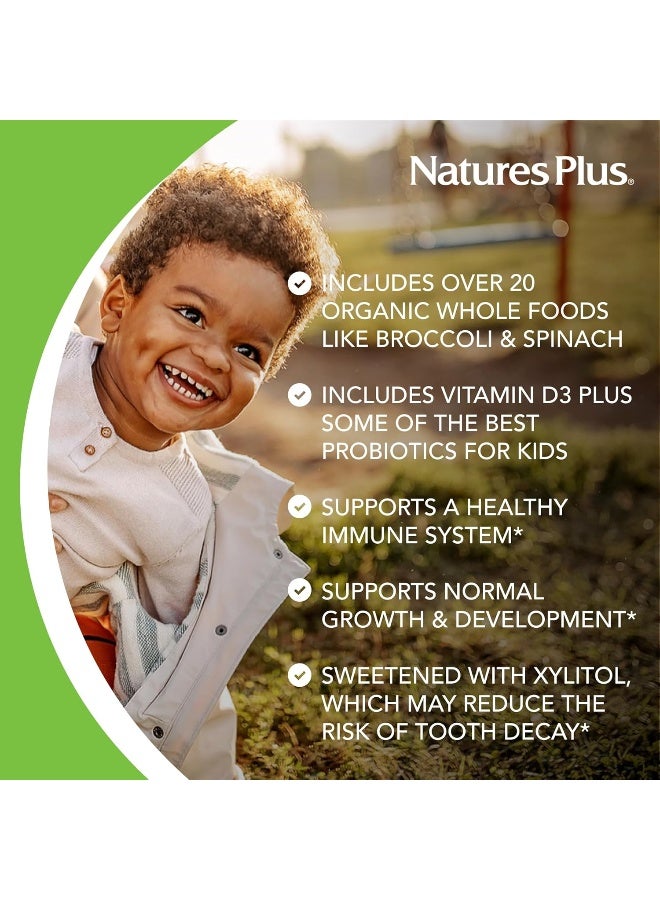 NaturesPlus Natures Plus Animal Parade Gold Children's Liquid Multivitamin - 16 fl oz, Pack of 2 - Natural Tropical Berry Flavor - Gluten Free, Vegan - 64 Total Servings - Image 4