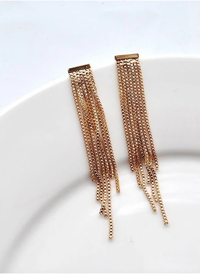 تايك تو Textured Tasseled Earrings
