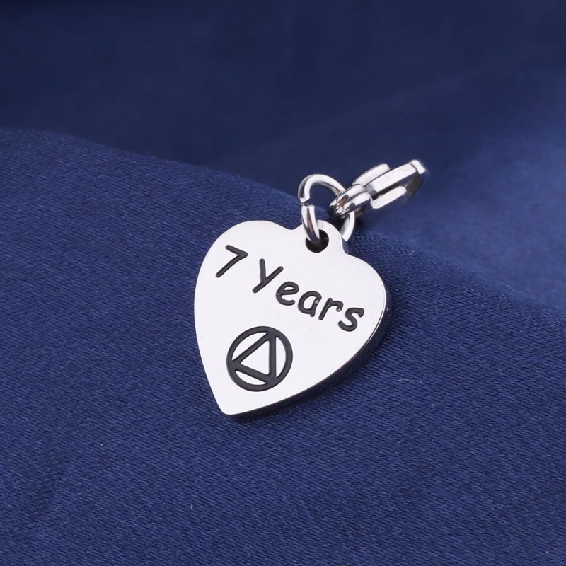 FEELMEM AA Recovery Jewelry AA Sobriety Charm Zipper Pull Alcohol Anonymities Gifts Sober Sobriety Charm Sobriety Gifts - Image 5