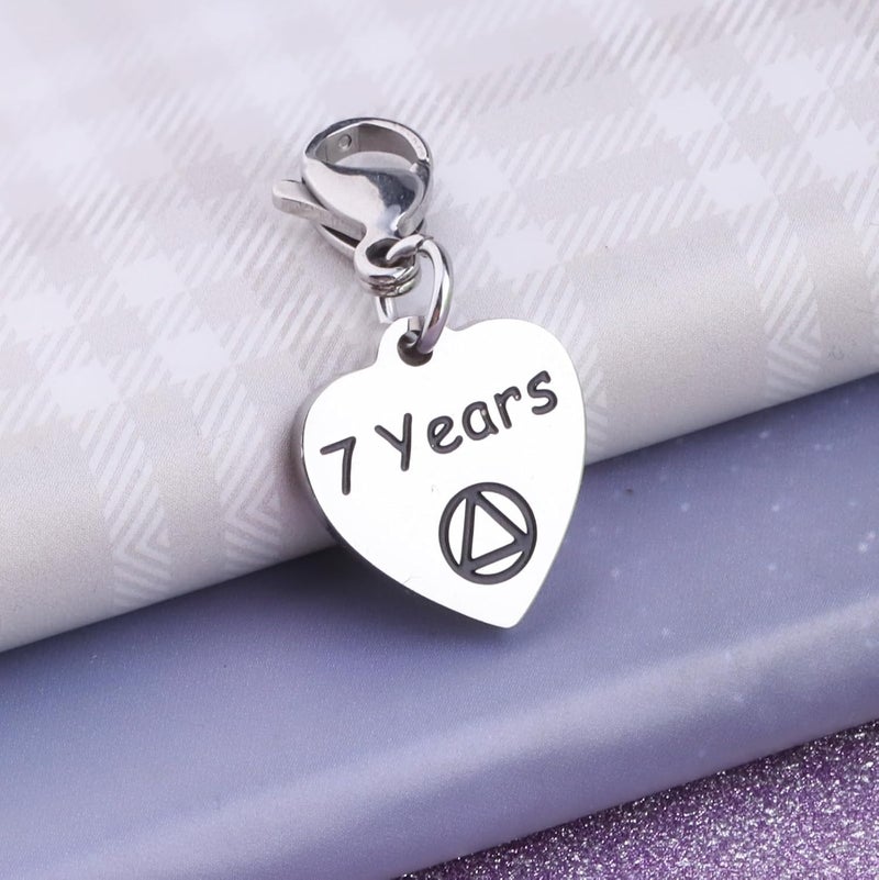 FEELMEM AA Recovery Jewelry AA Sobriety Charm Zipper Pull Alcohol Anonymities Gifts Sober Sobriety Charm Sobriety Gifts - Image 4