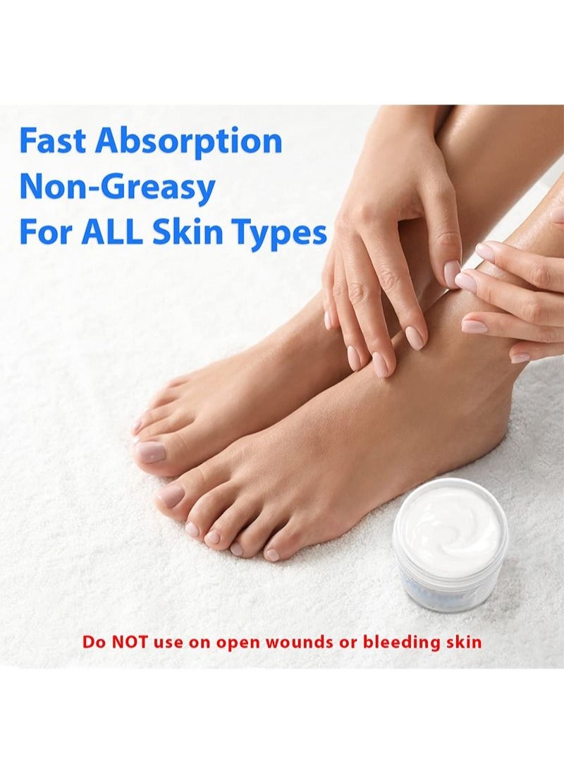 ISSUWEN - Urea Cream 42% + Salicylic Acid 2%, Foot Cream for Dry Cracked Heels Knees Elbows Hands Repair Treatment, Foot Moisturizer Corn Callus Dead Skin Remover Toenail Softener for Foot Care - Image 1