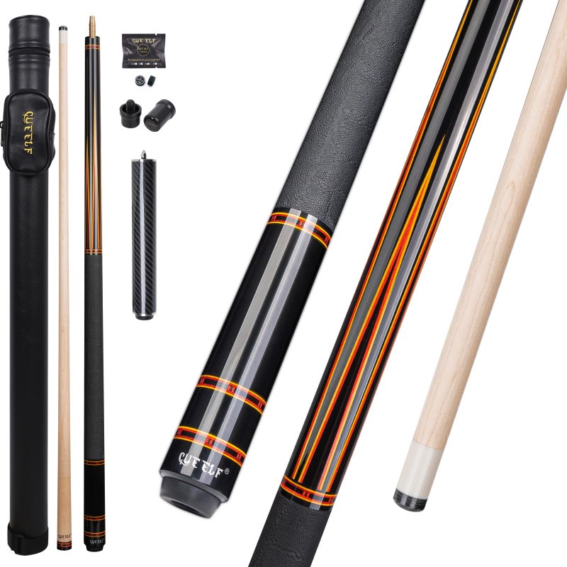 CUEELF Pool Cue Stick Low Deflection HandMade Inlay Billiard Cue Professional Billiard Pool Cue Sticks for Adults - Image 2