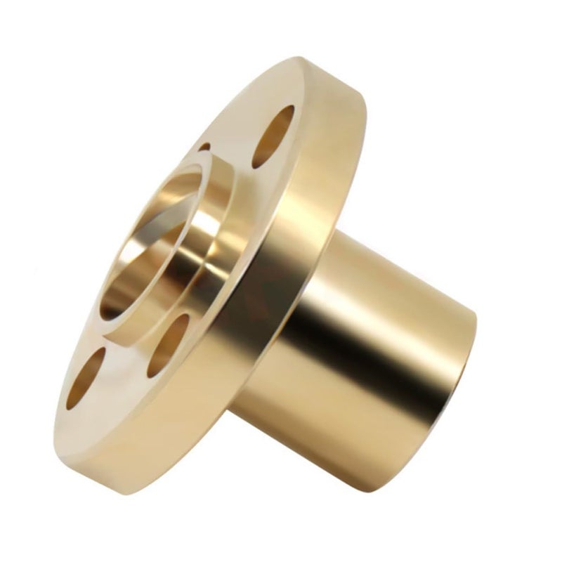 Childweet 4pcs Copper Trapezoidal Nut for Stepper Motor Printer Lead Screw Wear Resistant Easy to Use Golden - Image 2