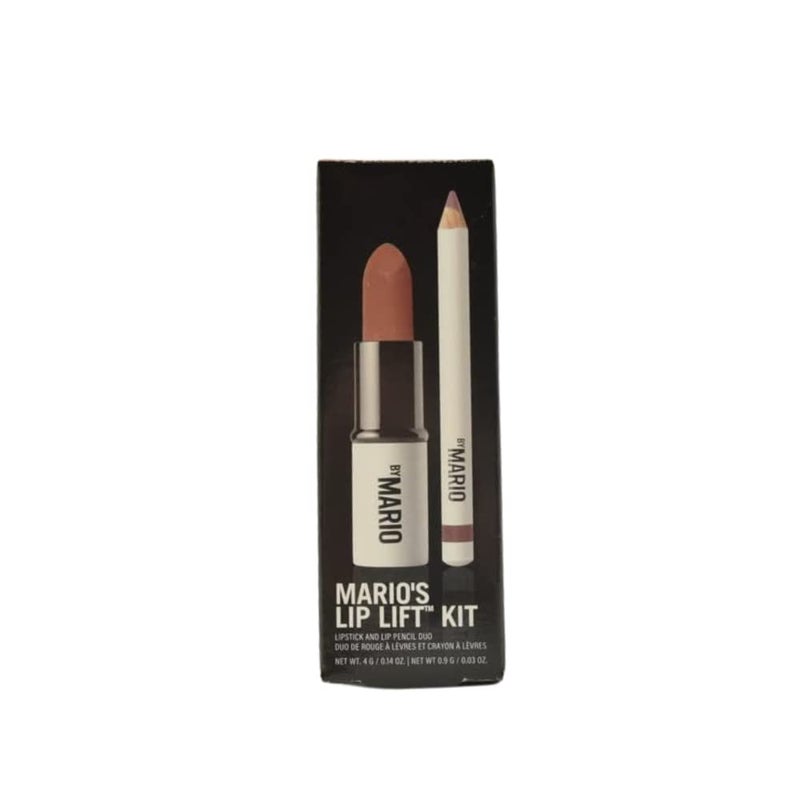 Makeup By Mario Mario's Lip Lift Kit - Pink Nude:: Ultra Suede Lipstick in Sam and Sculpting Lip Pencil in Hugh - Image 1