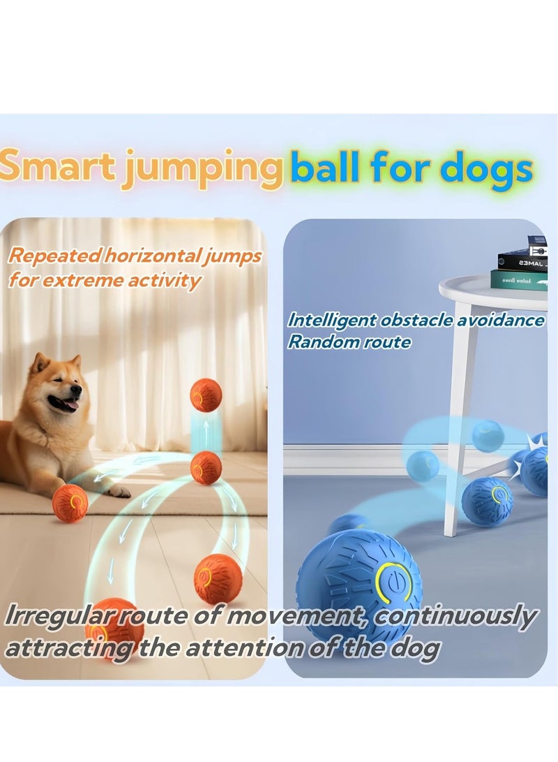 2025 New Interactive Dog Toys Dog Balls,Durable Motion Activated Automatic Rolling Ball Toys for/Small/Medium Dogs(Orange) - Image 4