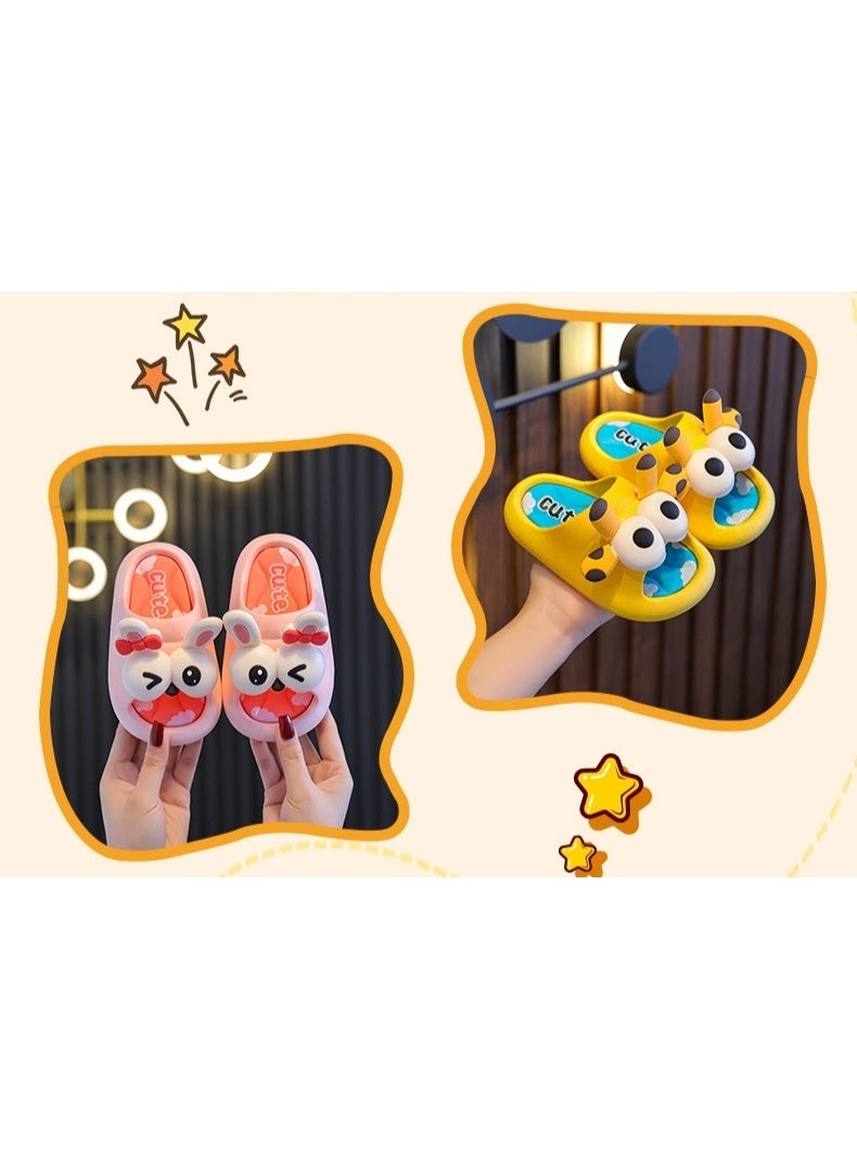 بينكساما حذاء الأطفال كرتون داخلي مضاد للانزلاق حمام حذاء دش - Image 3