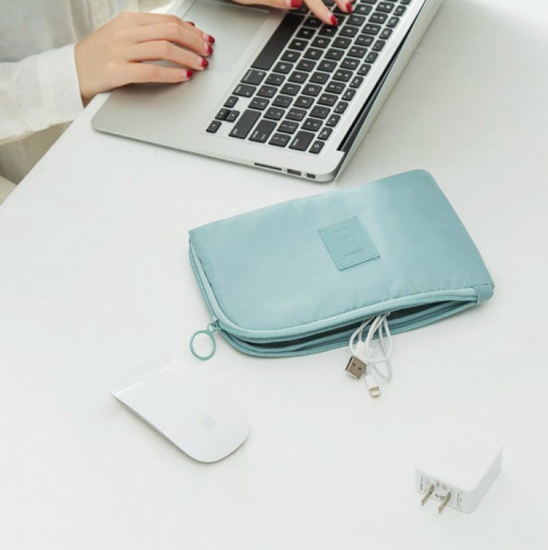 Travel Storage Bag Pink Waterproof Large Capacity - Durable Compact Design Organizer for Travel Desk Bedroom - Image 5