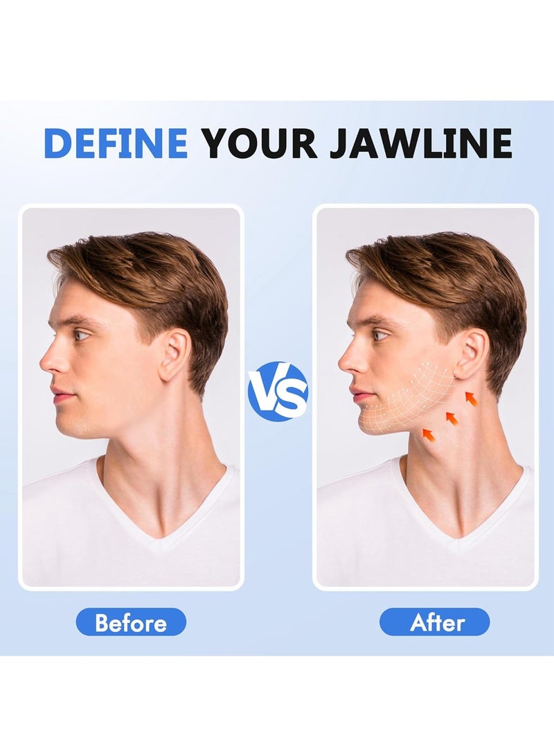 Bukela 6PCS Silicone Jaw Exerciser,Jawline Shaper,Silicone Jawline Exerciser Jaw Trainer,Jawline Shaper Jaw Exerciser for Men & Women with 1 Cleaning Brush - Image 5