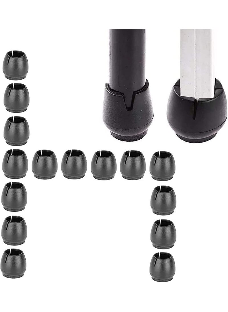 16 Pack Silicone Table Furniture Chair Foot Cover, Floor Protectors, Prevent Scratches and Noise, Elastic Protection Cover, for Various of Furniture Feet - Image 1