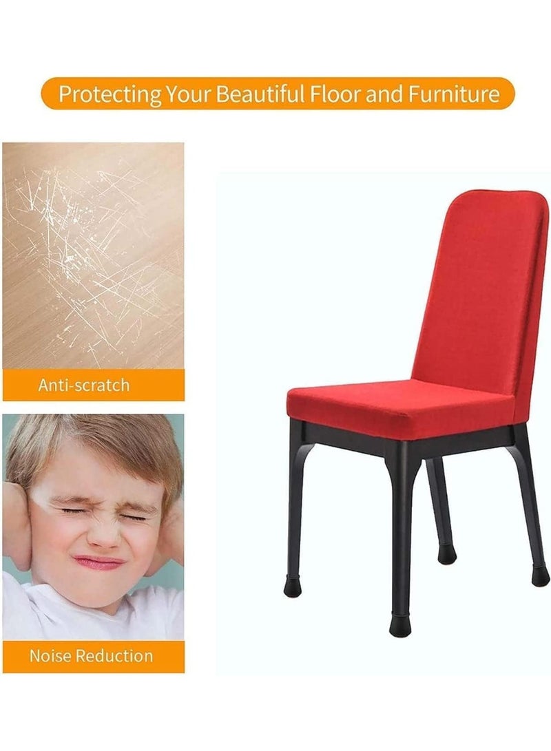 16 Pack Silicone Table Furniture Chair Foot Cover, Floor Protectors, Prevent Scratches and Noise, Elastic Protection Cover, for Various of Furniture Feet - Image 4