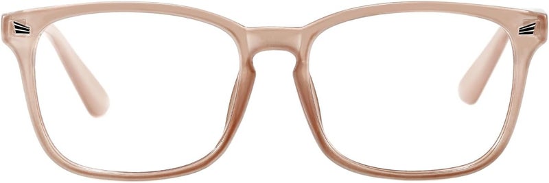 Blue Light Blocking Glasses for Women Men Square Frame Nerd Eyeglasses Anti Blue Ray Computer Screen Glasses - Image 1