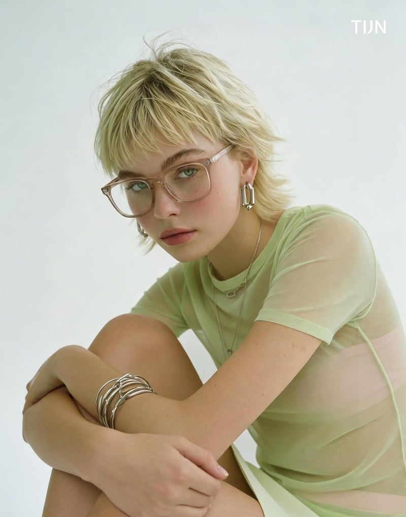 Blue Light Blocking Glasses for Women Men Square Frame Nerd Eyeglasses Anti Blue Ray Computer Screen Glasses - Image 2