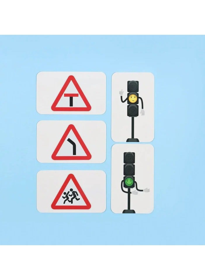 حقيبة مونتيسوري التعليمية الأولى - على الطريق: استكشاف وسائل النقل وإشارات المرور وإشارات المرور - Image 2