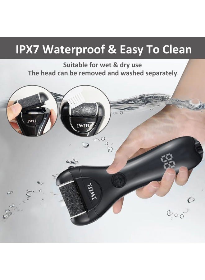 IWEEL Electric Foot Callus Remover, Rechargeable Portable Electronic Foot File Pedicure Kit, Electric Callus Remover for Feet, Pedicure Tools, Foot Scrubber File, Professional Foot Care for Dead Skin - Image 4