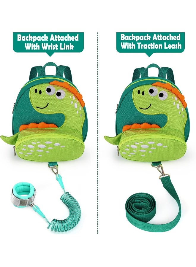 Accmor Toddler Harness Backpack Leash, Cute Dinosaur Backpacks with Anti Lost Wrist Link - Image 4