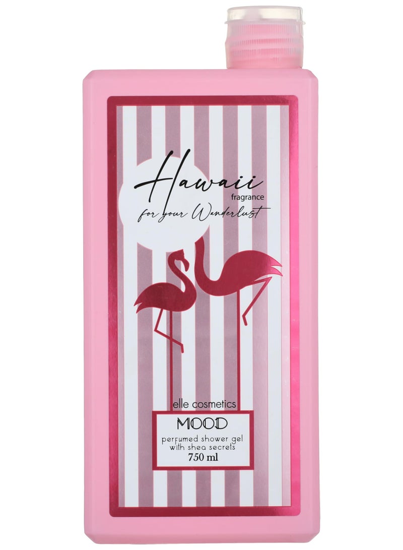 موود جل الاستحمام هاواي زهري 750جرام