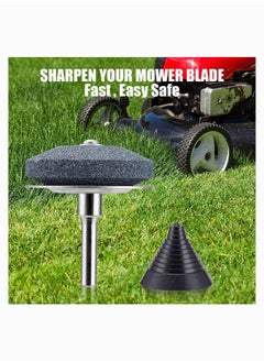 Y&D Lawn mower Blade Sharpener with Steel Backing 3 Pack Universal Multi-Sharp Rotary Mower and Free Balancer for Any Power Hand Drill high Temperature Resistance Hardness  - Image 2