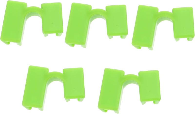5pcs Light Green Plastic Chopsticks Training Covers Reusable Helper Tools for Beginners and Travel - Image 1
