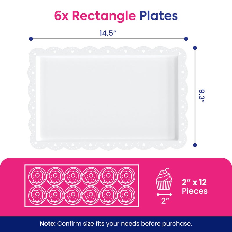 Riccle 10Pcs Dessert Table Display Set, 3 Tiered Cupcake Stand, Cupcake Holder & Cake Stands, Dessert Display Serving Trays for Party, Bridal Shower, Baby Shower, Tea Party, and Birthdays - Image 5