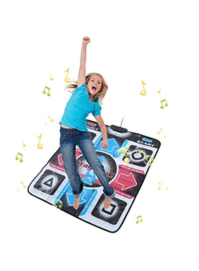 Electronic Dance Pad, Non-Slip Durable Wear-Resistant Dancing Step Dance Mat Pad Dancer Blanket t with USB for PC for Kids and Girls - Image 2