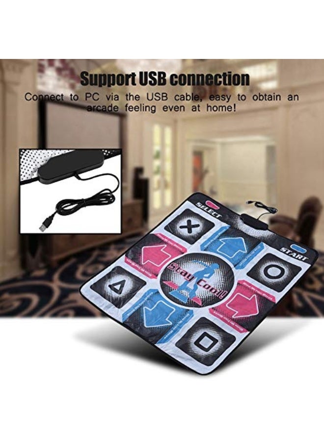 Electronic Dance Pad, Non-Slip Durable Wear-Resistant Dancing Step Dance Mat Pad Dancer Blanket t with USB for PC for Kids and Girls - Image 3