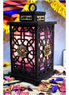 Egypt Antiques Ramadan lantern in its new form, the first rock salt lantern in Egypt, produced by Egypt Antiques, purple color  - Image 2